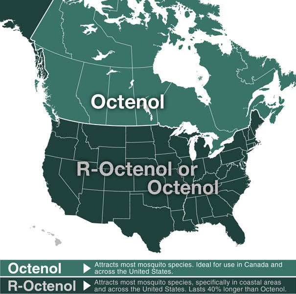 Mosquito Attractant Map